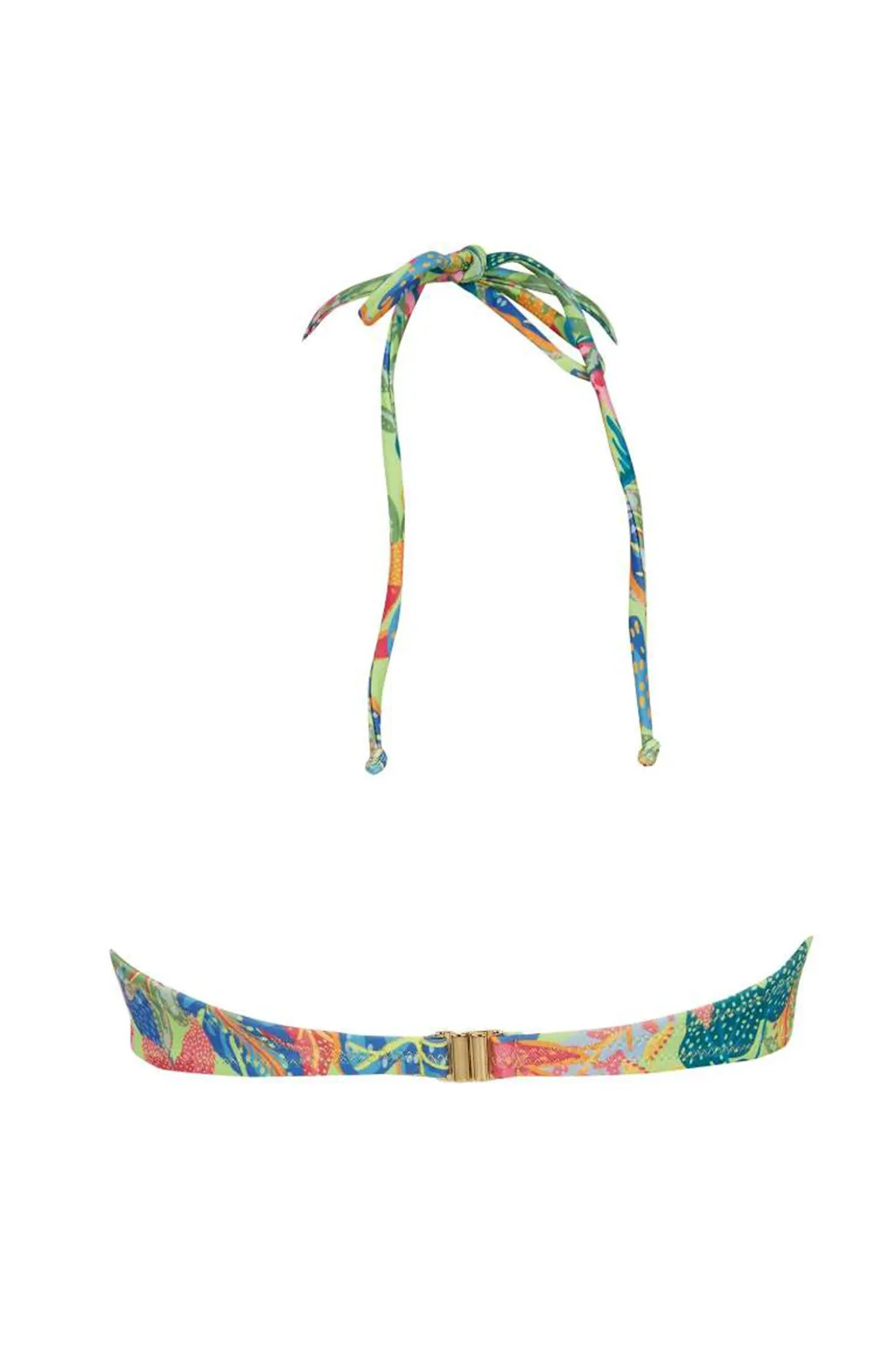 Regular Fit Printed Bikini Top