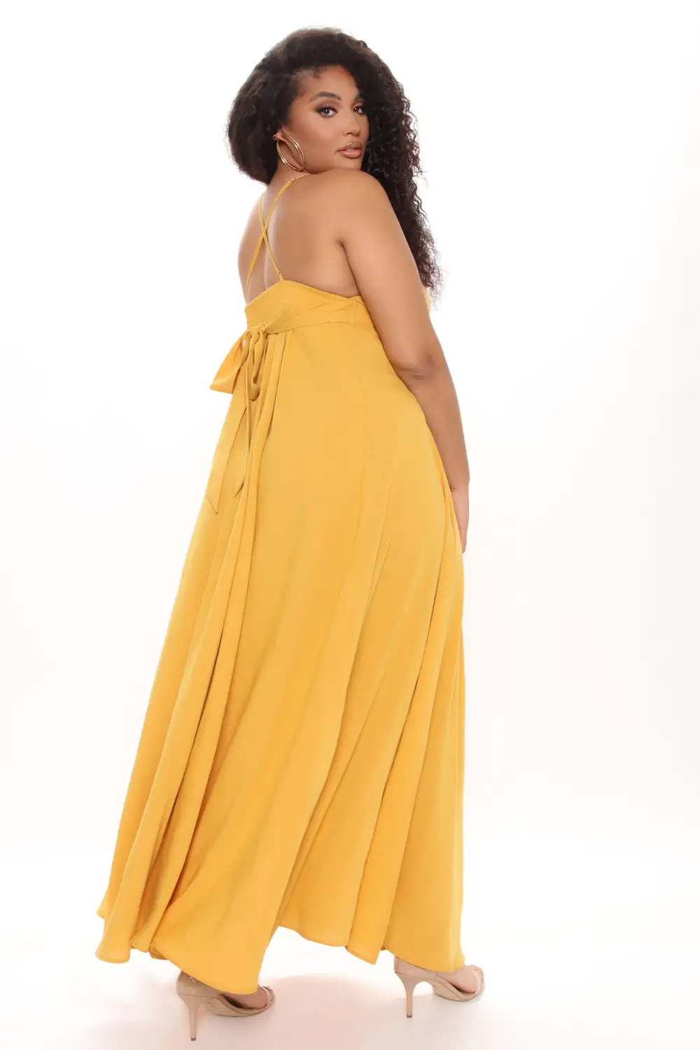 River Flow Maxi Dress - Mustard