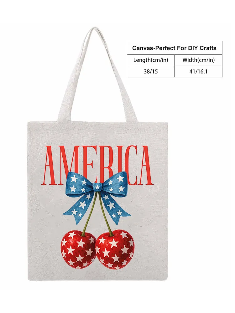 Women's Independence Day Canvas Bag