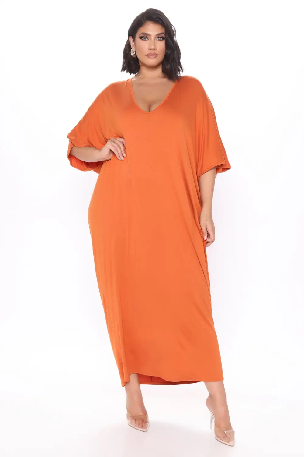 Weekend Craze Maxi Dress - Rust