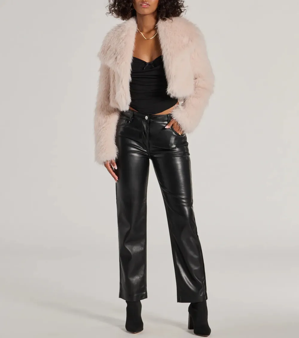 Layer On The Luxe Faux Fur Cropped Jacket
