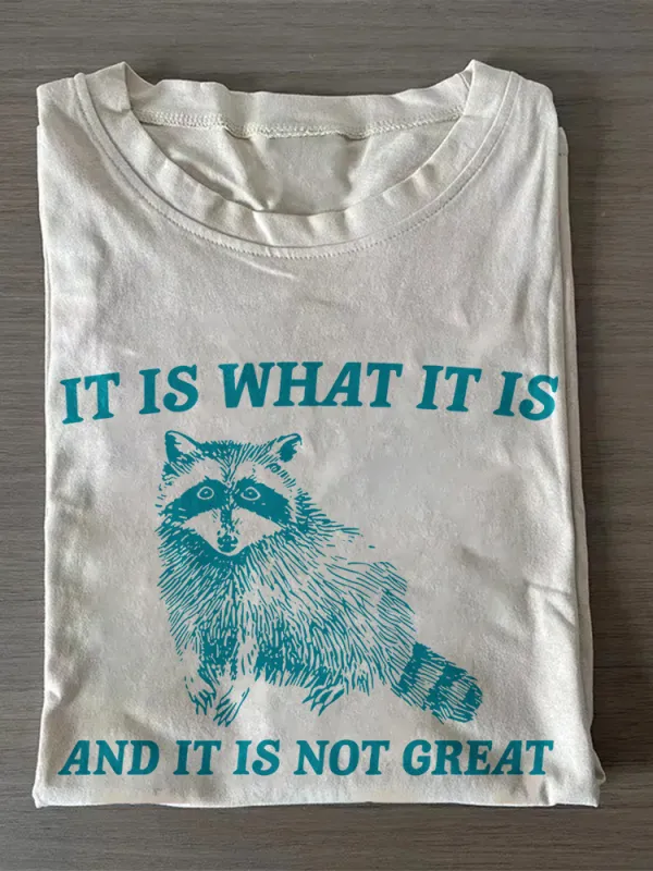 It Is What It Is And It Is Not Great T-Shirt