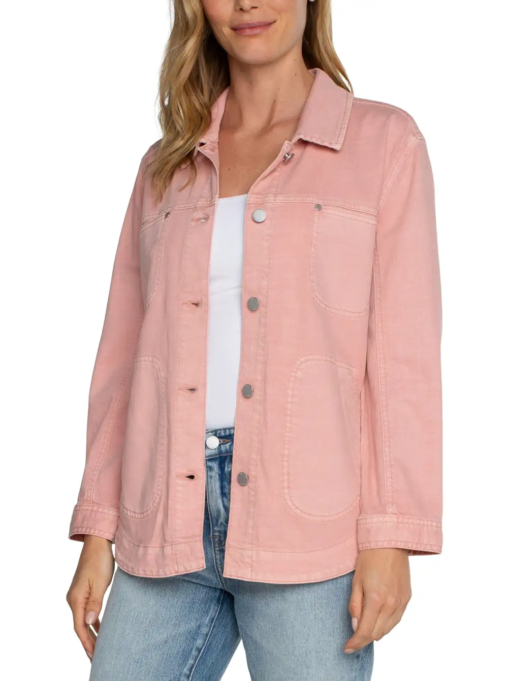 Soft Denim Shacket