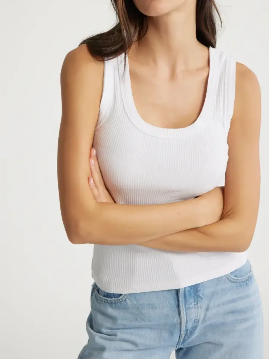 Organic Cotton Ribbed Tank