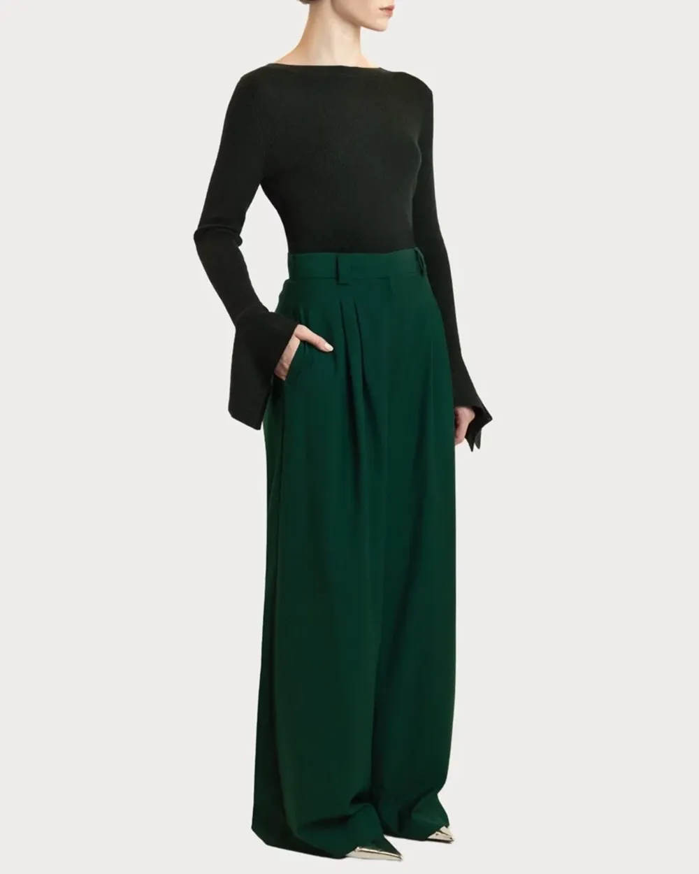 Loose Suit Wide-leg Pant