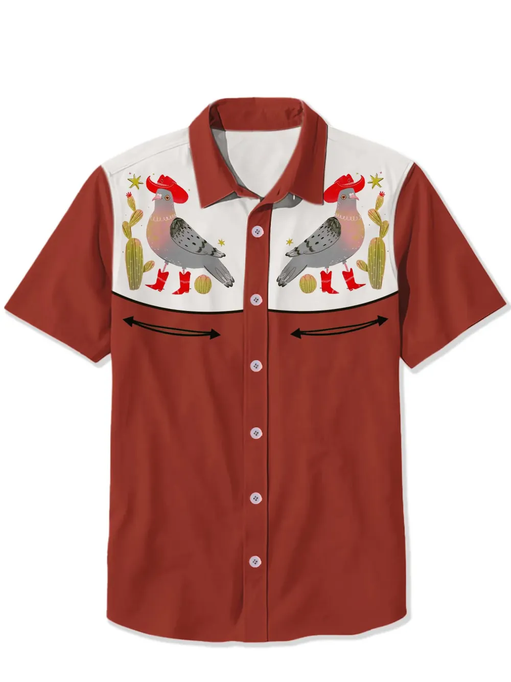 Western Pigeon Cowboy Shirt