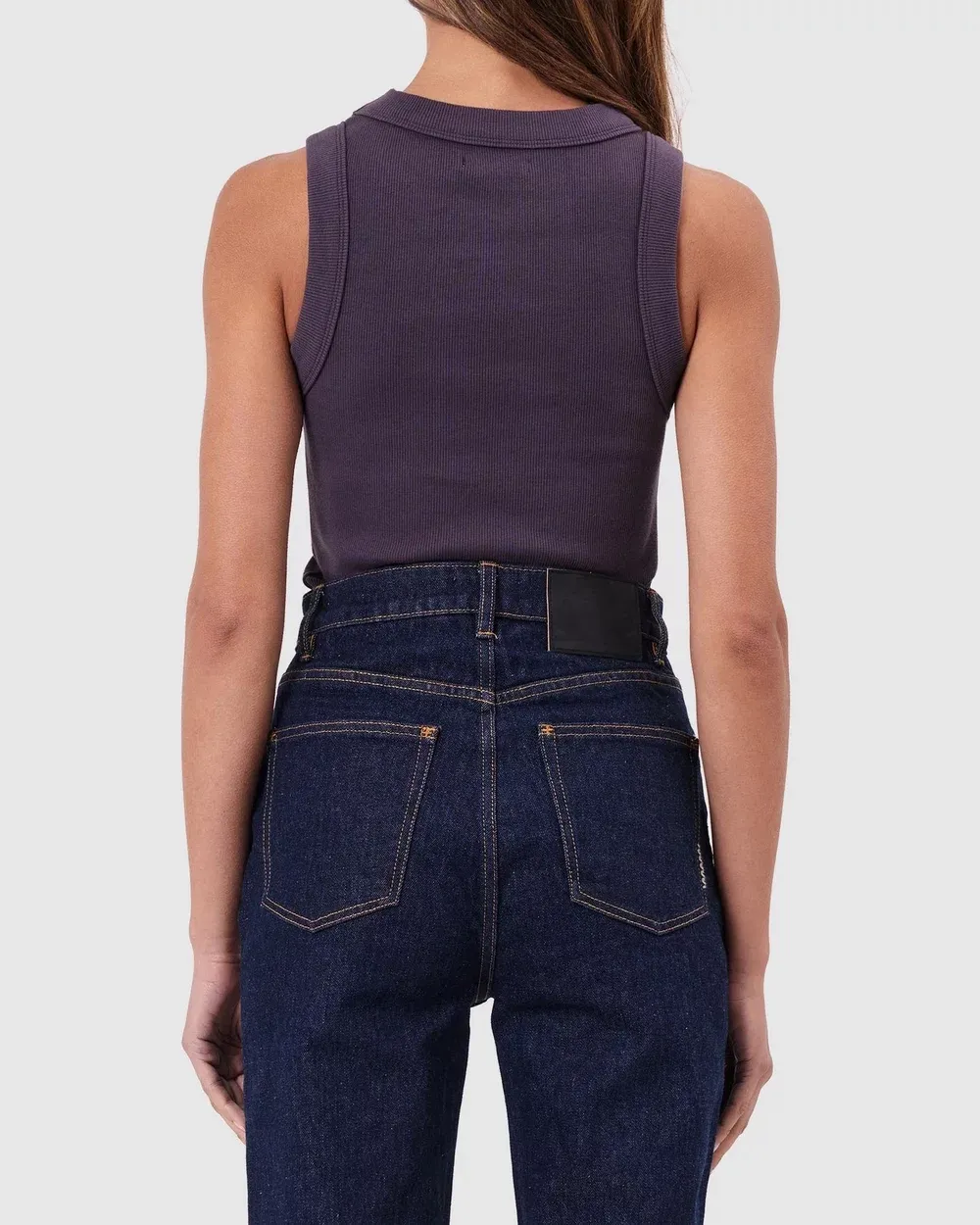 Crew Neck Sleeveless Tank Top