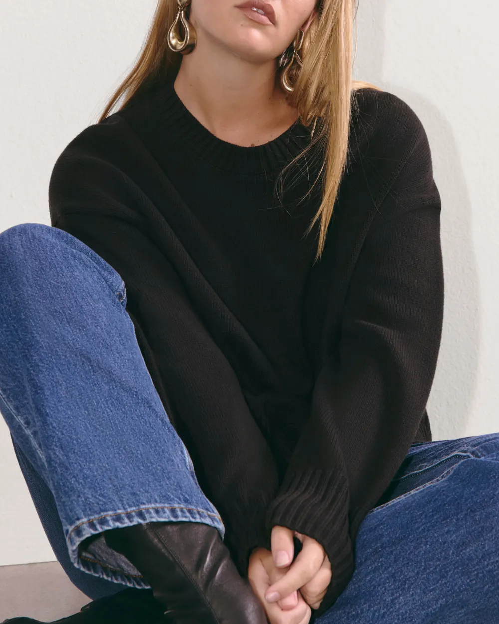 Regular Black Sweater