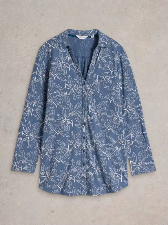 Longline Collared Shirt