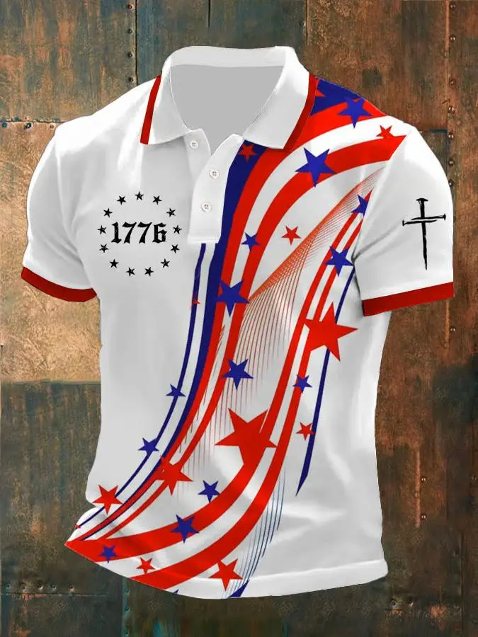 Men's Independence Day Polo Shirt