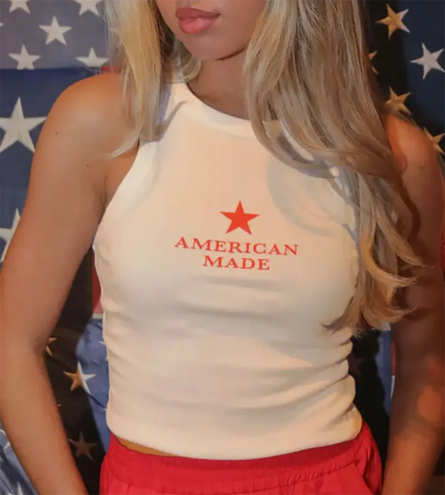 White Casual Tank Top