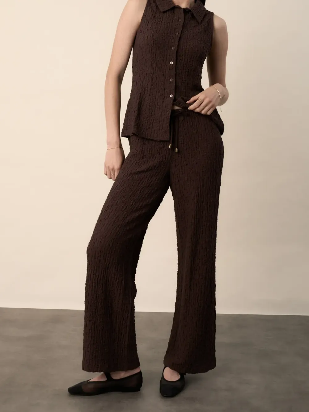 Elementary Textured Pants