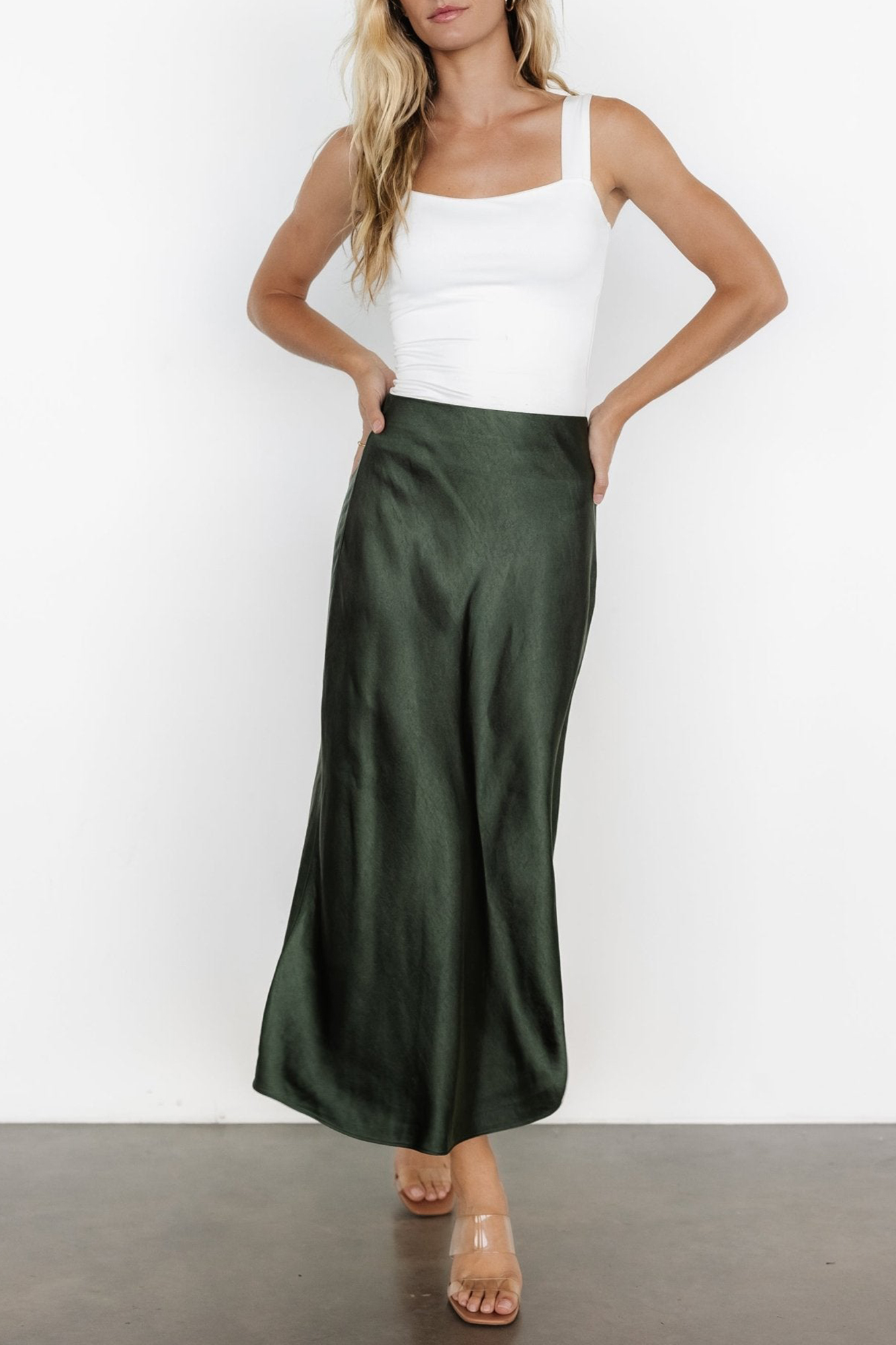 Basic Versatile Solid Color Comfortable Skirt