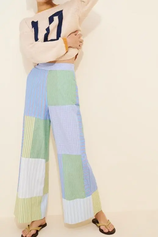 Upcycle Patchwork Pants
