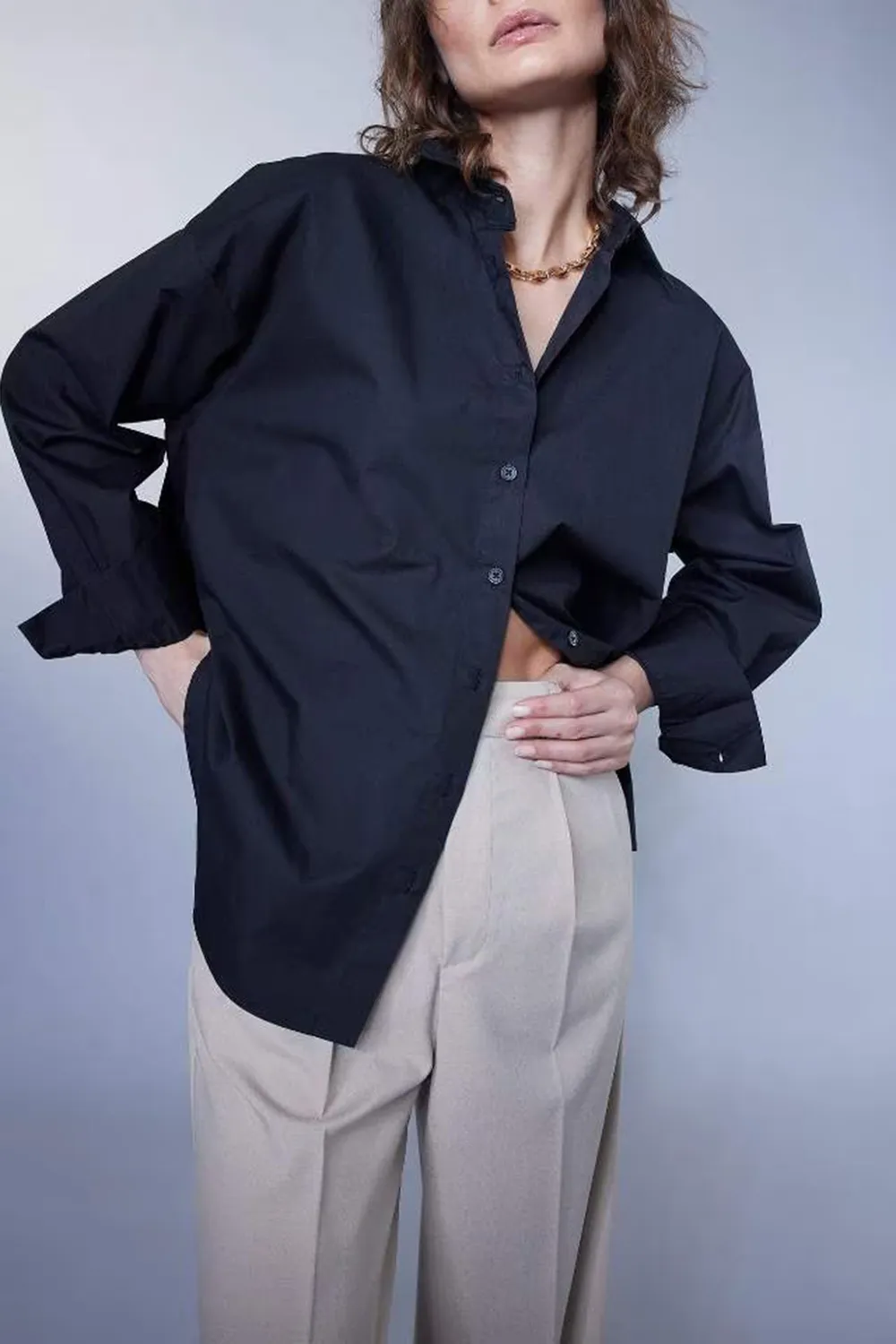 Long Sleeve Solid Basic Tee