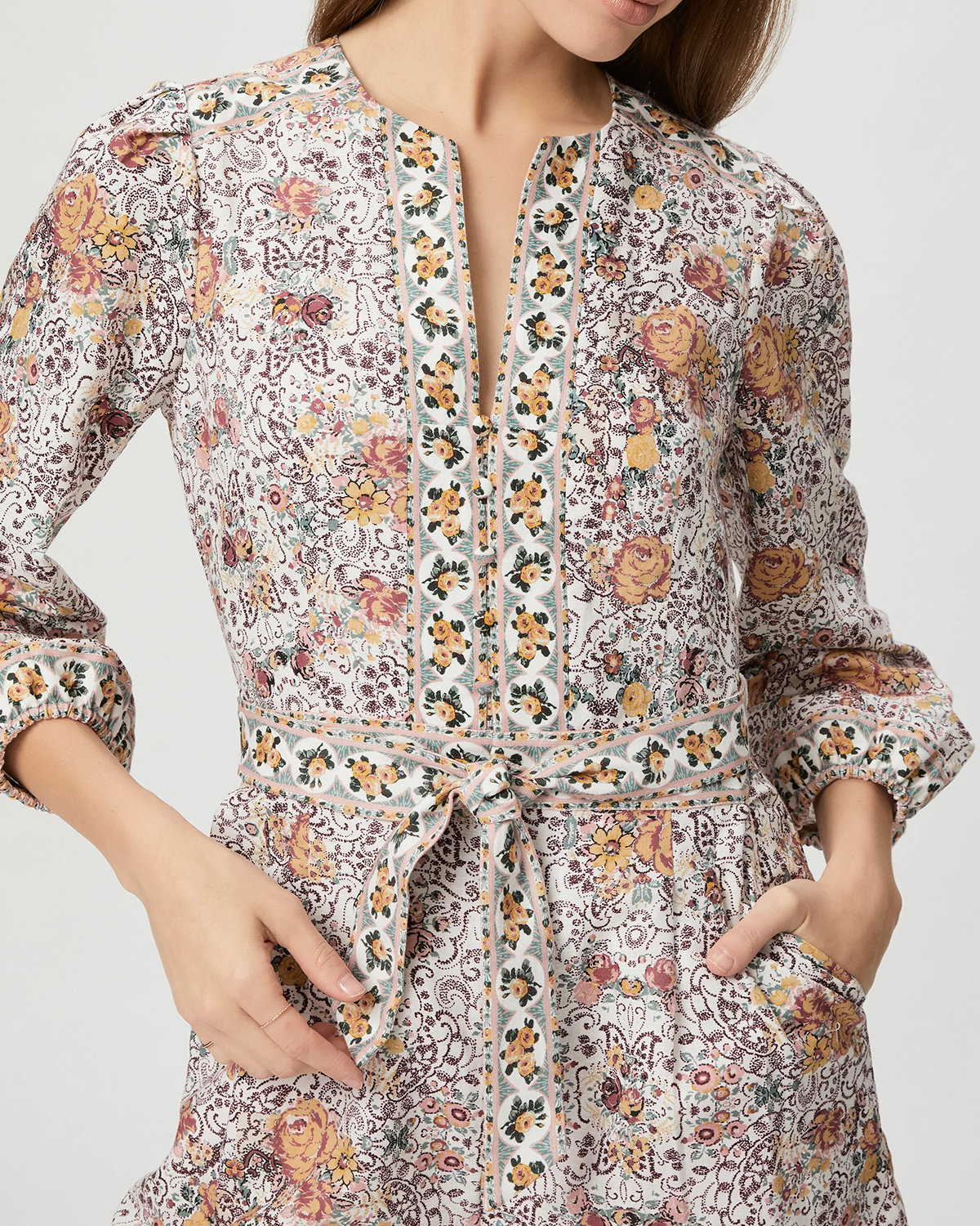 Multicolor Floral Print Short Sleeve Romper