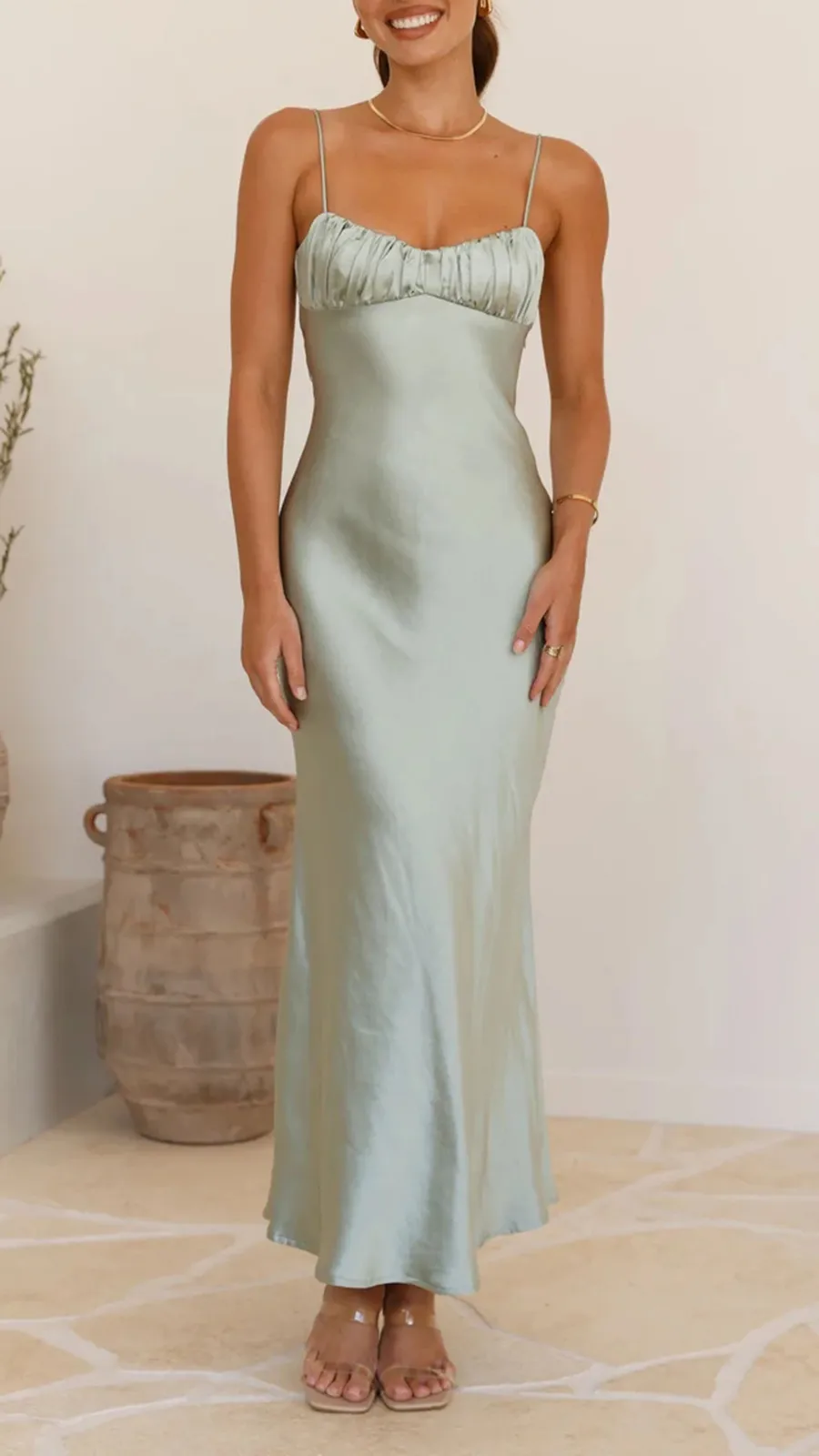 Open Back Sexy Maxi Dress