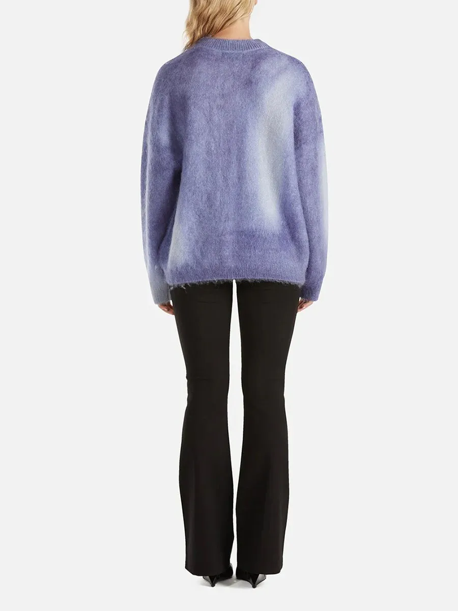 Soft Pastel Ombre Knit Pullover
