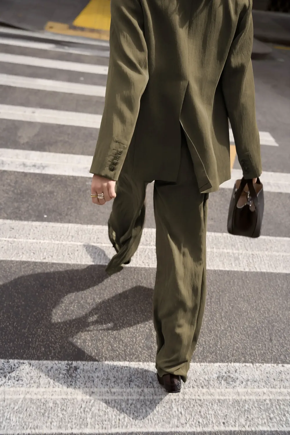 Dark Timber Tie Detail Pant