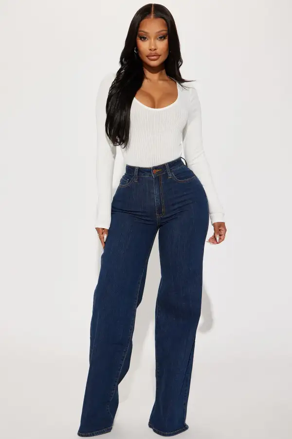 Emelia Ribbed Top - Off White