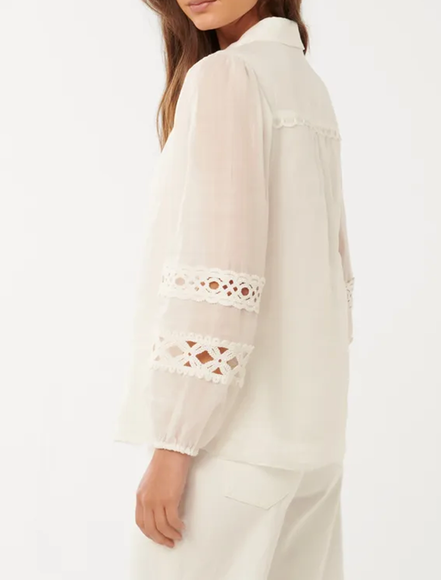 Crochet Trim Shirt