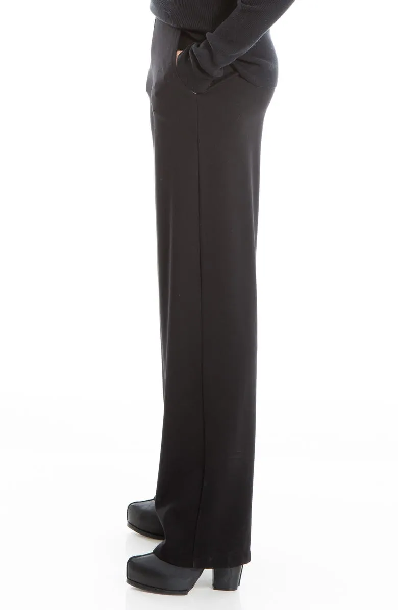 Easy Wide Leg Ponte Knit Pants