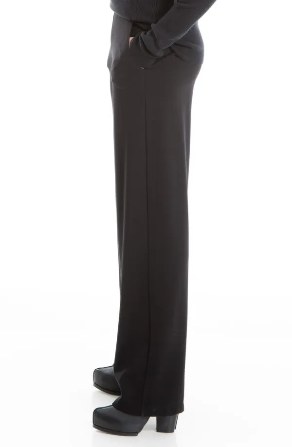 Easy Wide Leg Ponte Knit Pants