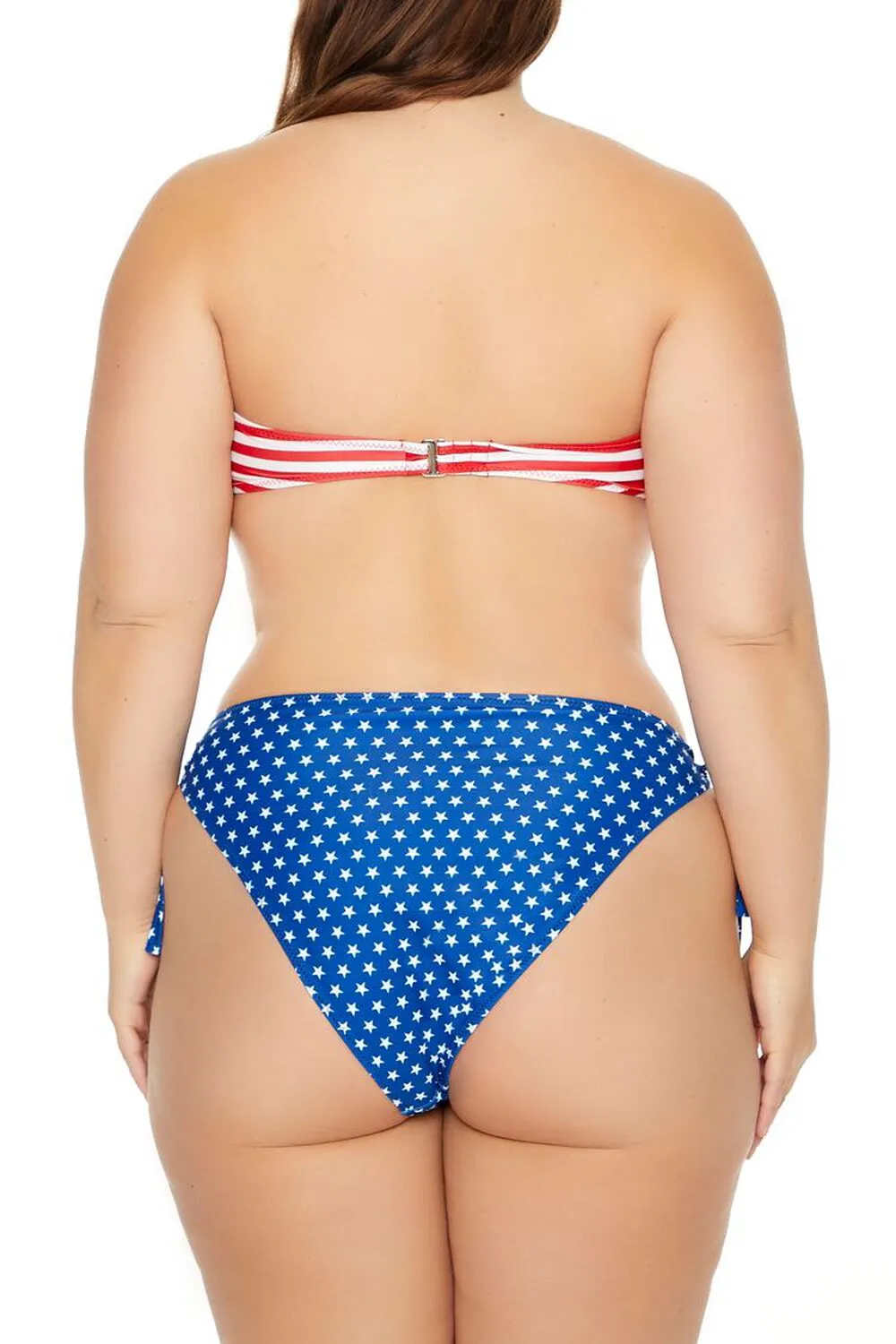 Plus Size Bikini Top & Bottoms Set