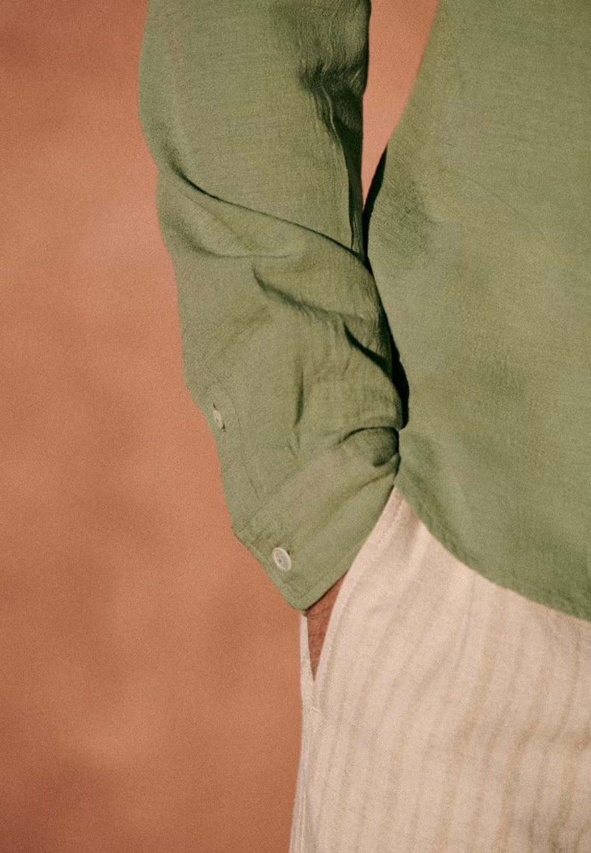 Buster Mandarin Collar Shirt