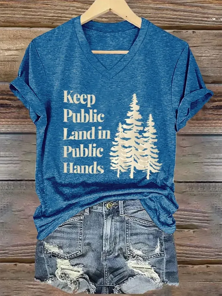 Women'S Vintage National Park Print T-Shirt