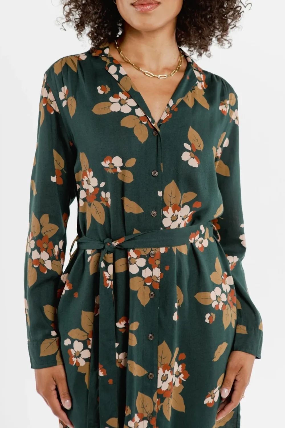 The V-Neck Shirt Dress