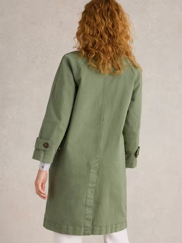 Denim Collared Coat