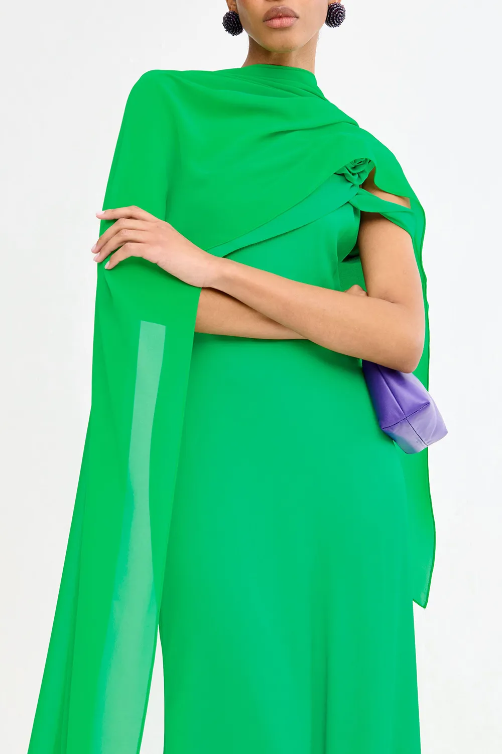 Green Color Capture the Beauty of Nature Shawl