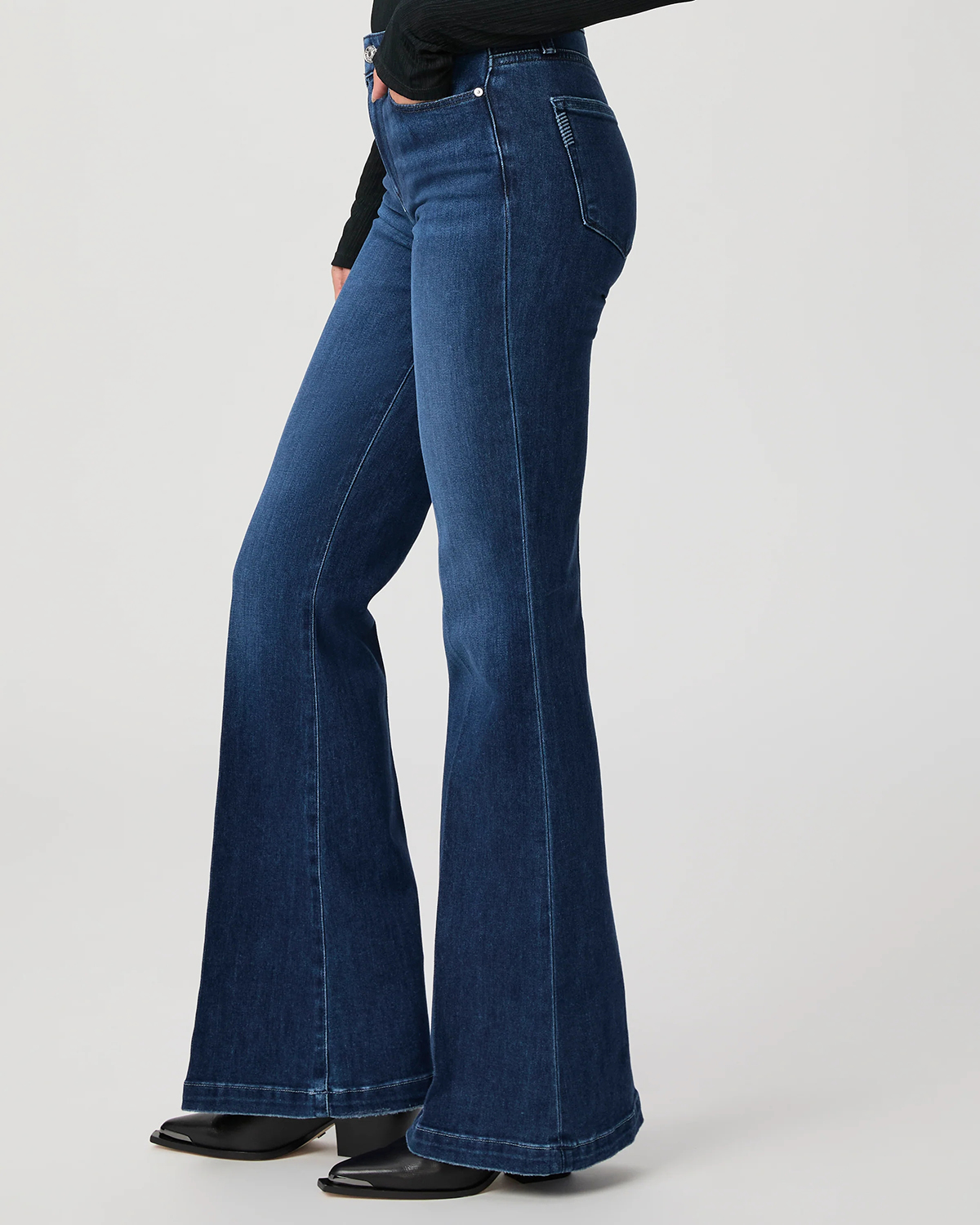 Dark Blue Flared Jeans