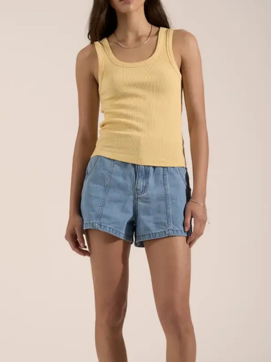 Organic Cotton Ribbed Tank