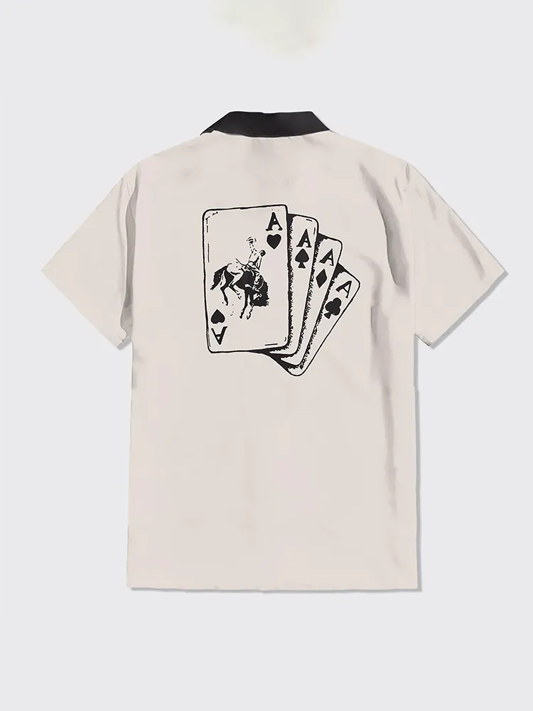 Playing Card Button Up Shirt