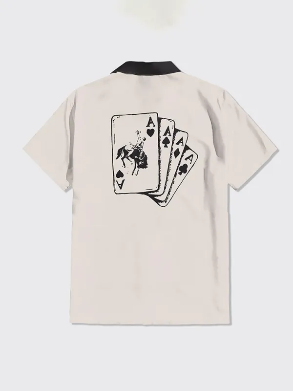 Playing Card Button Up Shirt