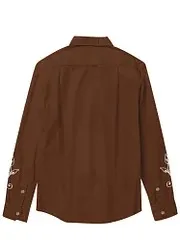 Men's Western Classic Cowboy Long Sleeves Shirt