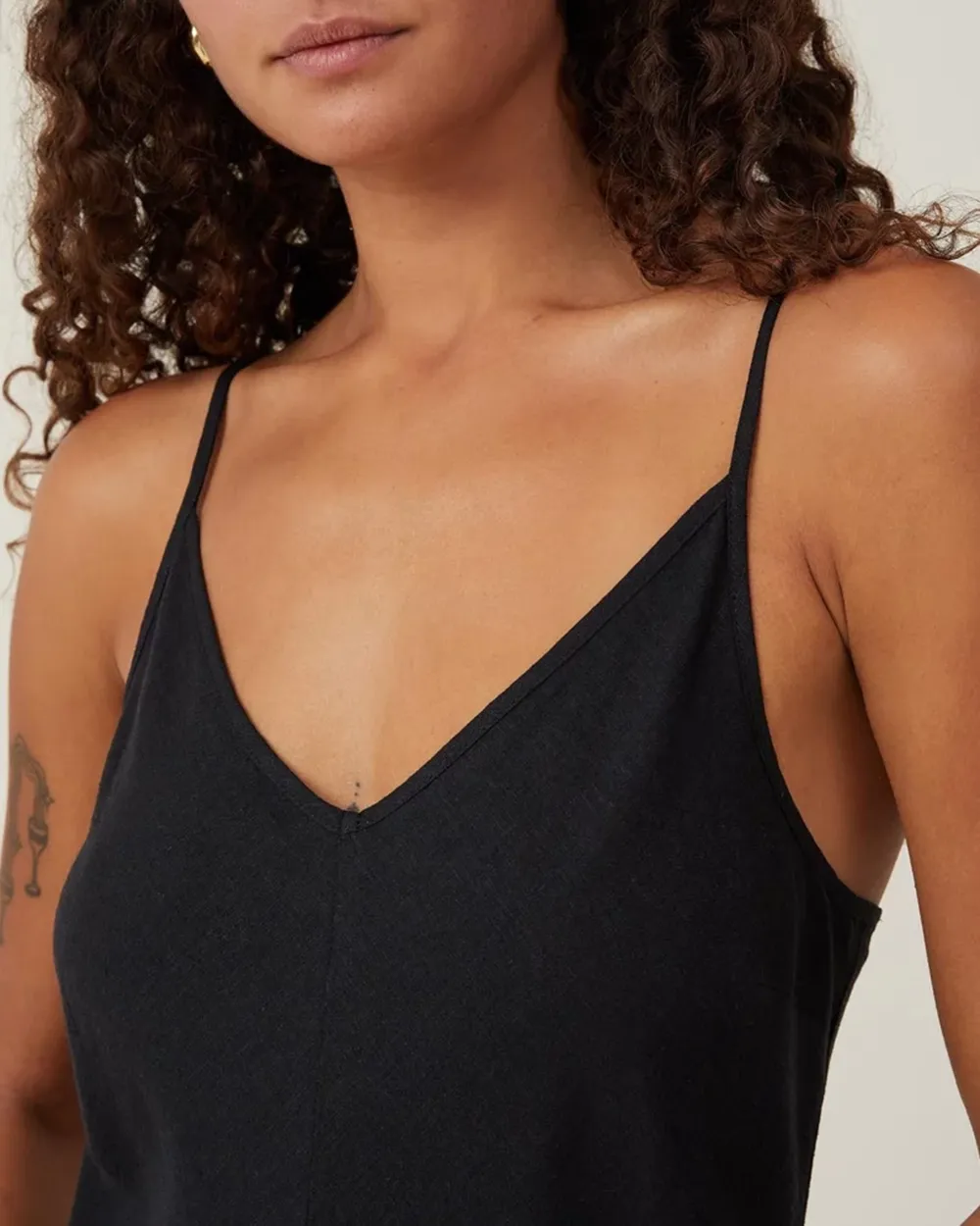 V-Neck Sleeveless Maxi Dress