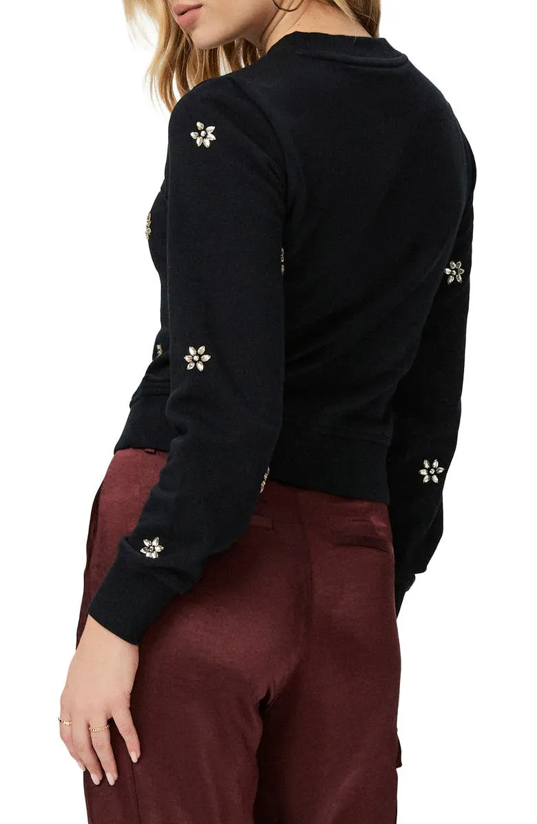 Ordenna Embellished Cotton Sweatshirt