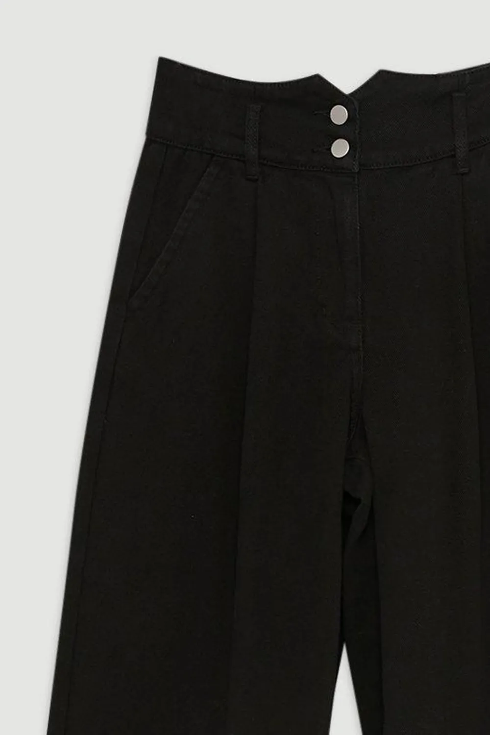 Petite Denim Wide Leg Jean