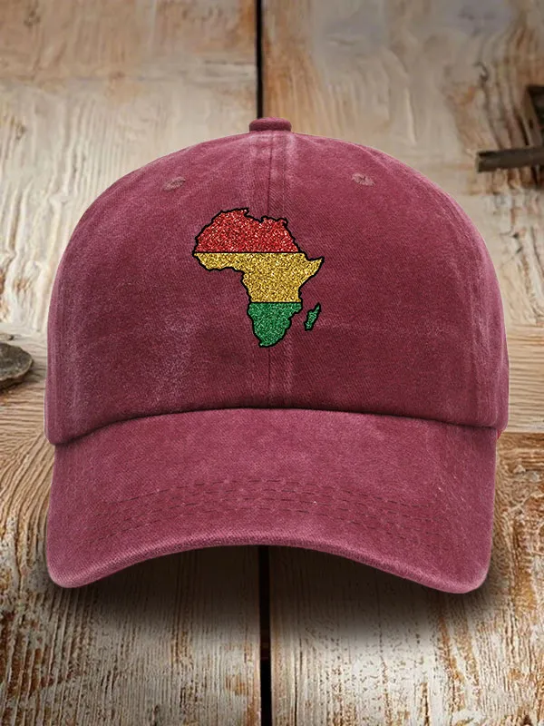 Juneteenth Washed Baseball Cap