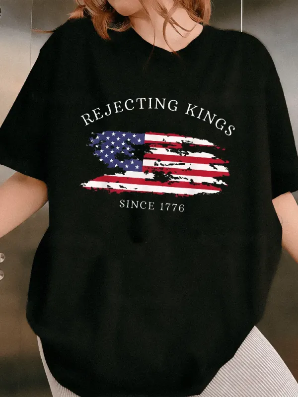 Rejecting Kings Since 1776 Protest Unisex T-Shirt