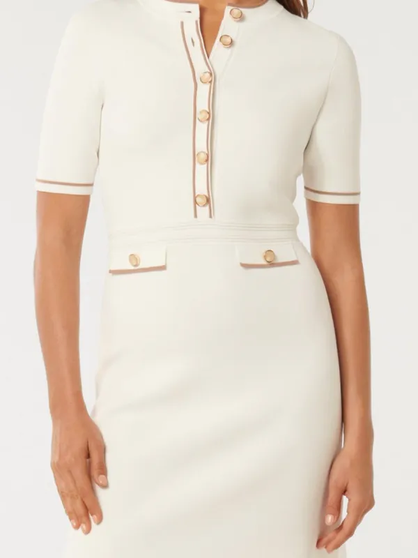 Crepe Knit Dress