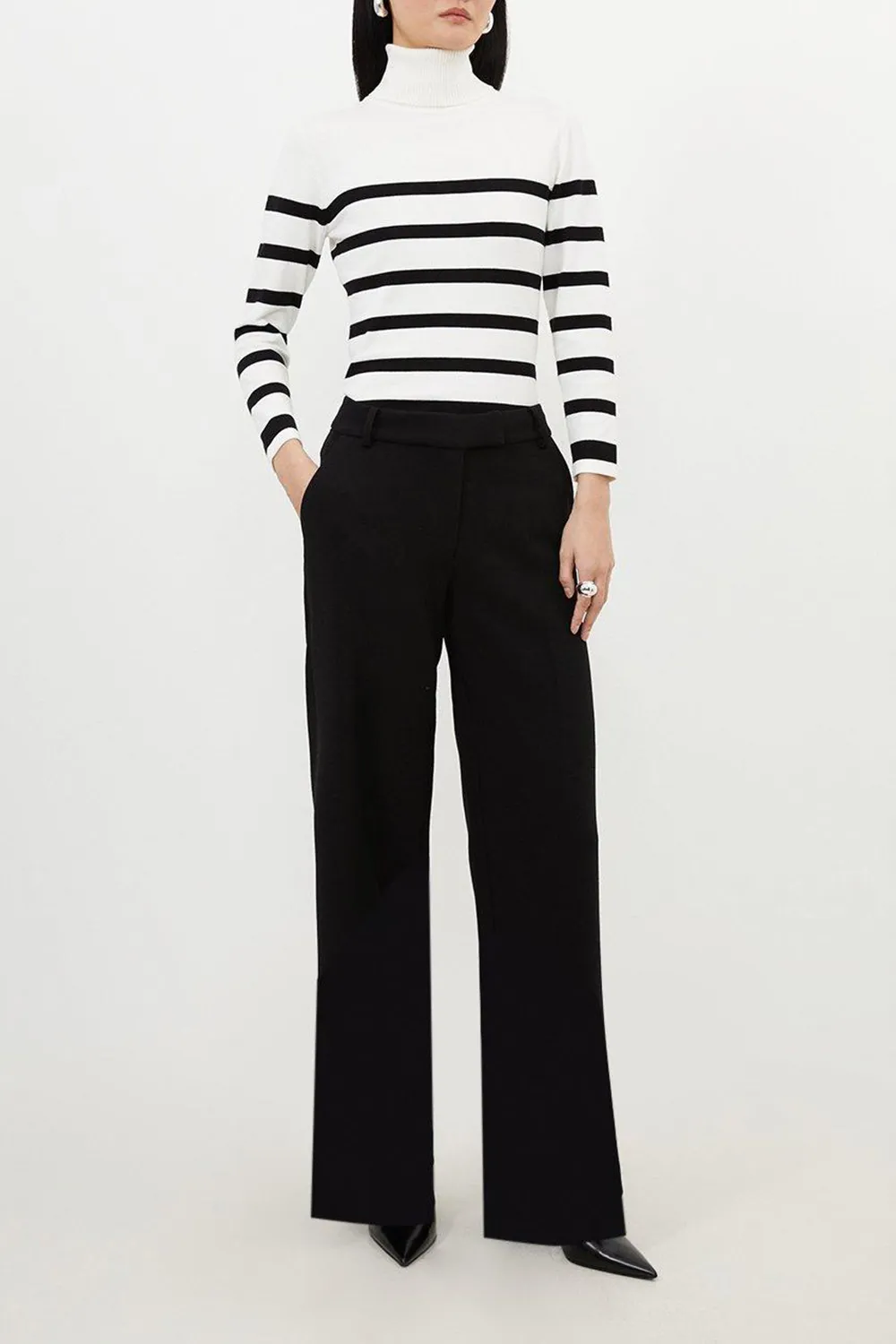 Tailored Essential Straight Leg Trousers