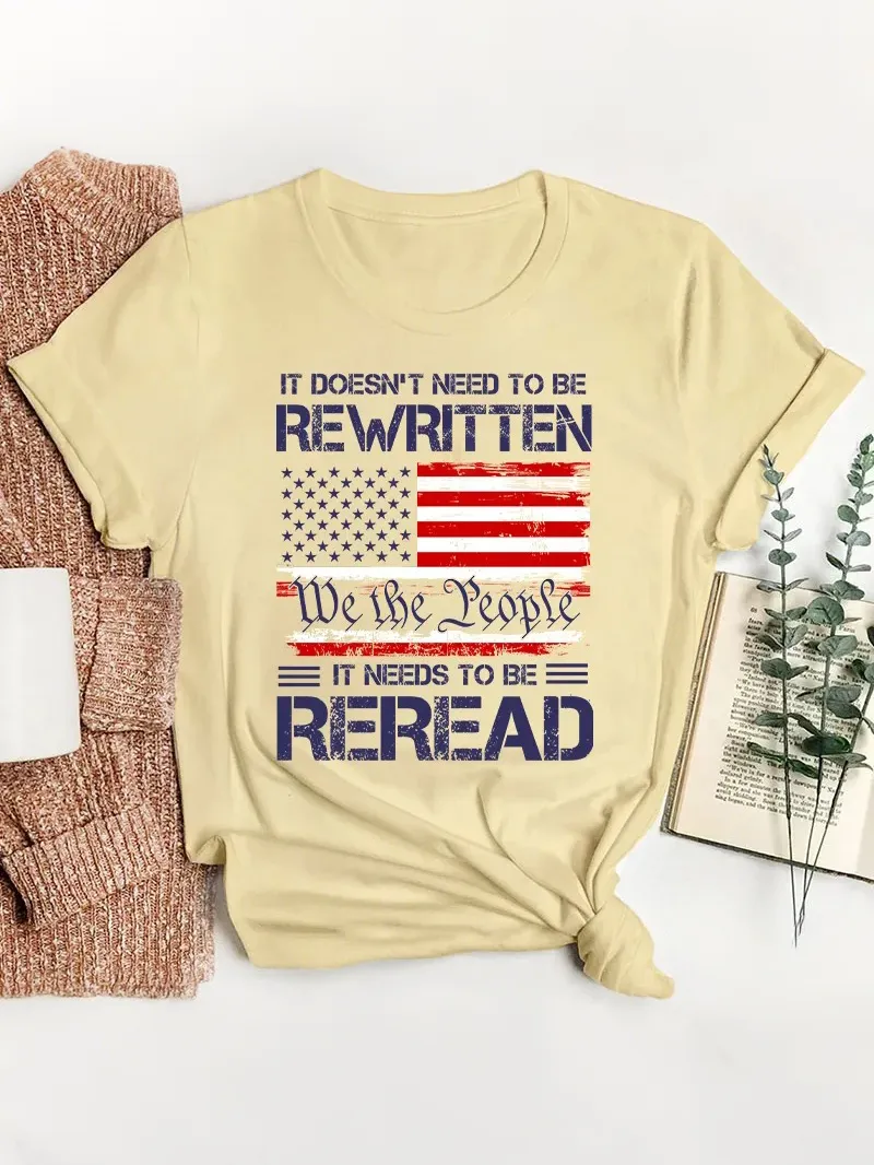 It Doesn'T To Be Rewritten It Needs To Be Reread Teacher T-Shirt