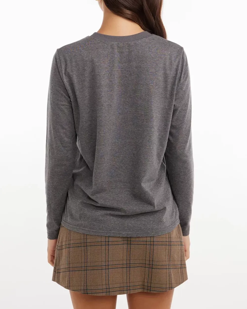 Long Sleeve Stripe Boyfriend Tee