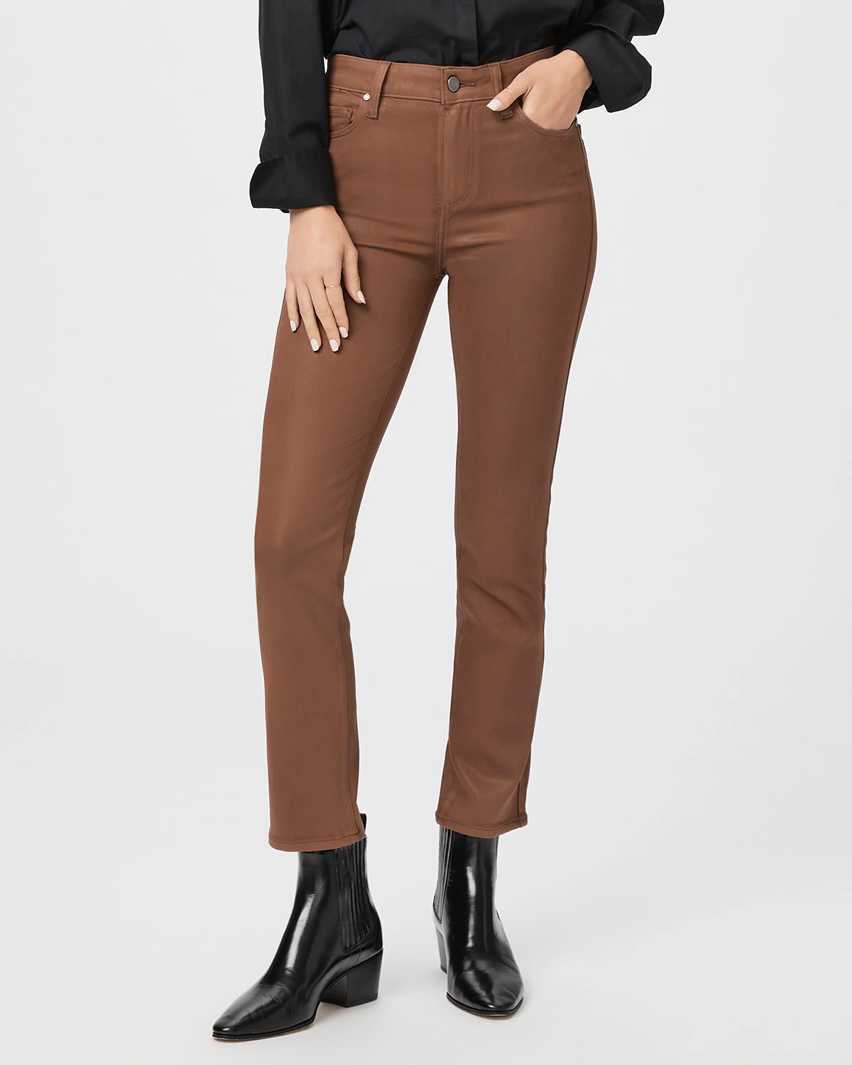 Brown Skinny Fit Jeans