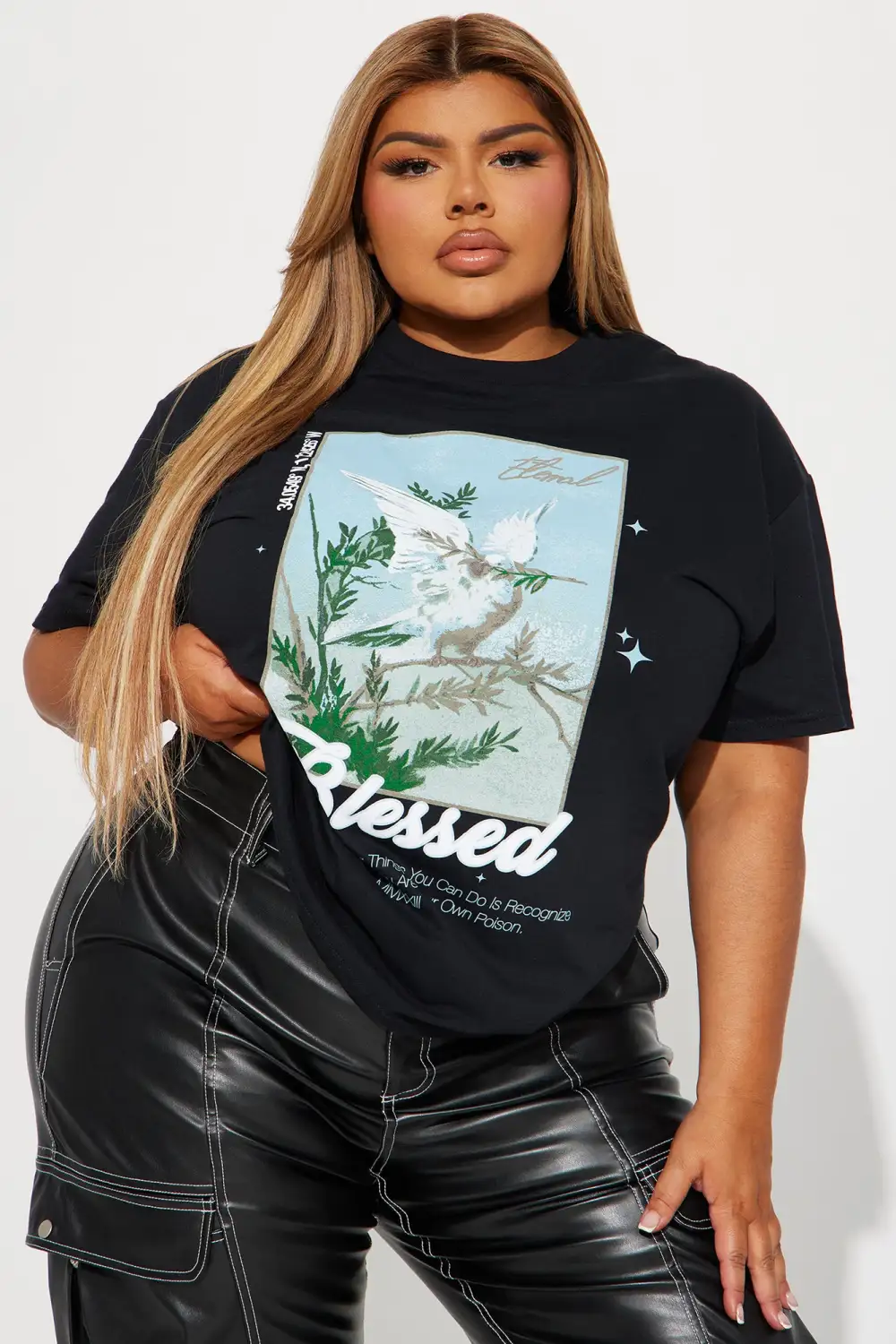 Lifetime Of Blessings Graphic Tee - Black