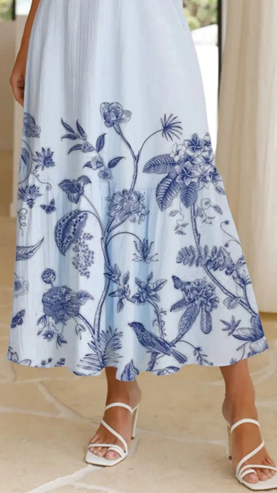 Front Button Detailing Maxi Dress